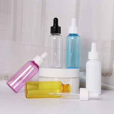 بطری پلاستیکی PP PET 100 میلی لیتری اسانس با قطره چکان