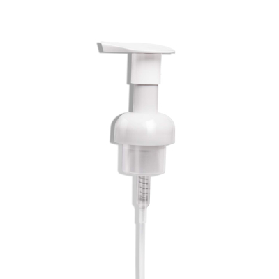 سفید 40mm/410 تلگراف پلاستیکی پمپ کف صابون بدون نشتی