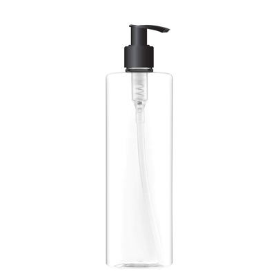 محفظه لوسیون قابل شارژ مجدد PET 200ML قهوه ای آبی با پمپ برای مایع